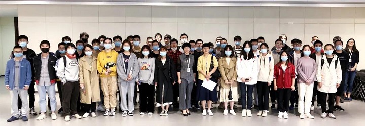 热烈欢迎常熟理工师生一行莅临AG旗舰厅参观交流